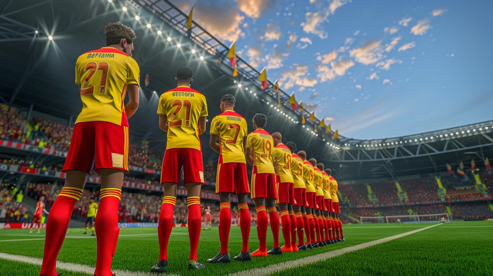 Belgiens Herrlandslag I Fotboll Mot Sveriges Herrlandslag I Fotboll Laguppställning