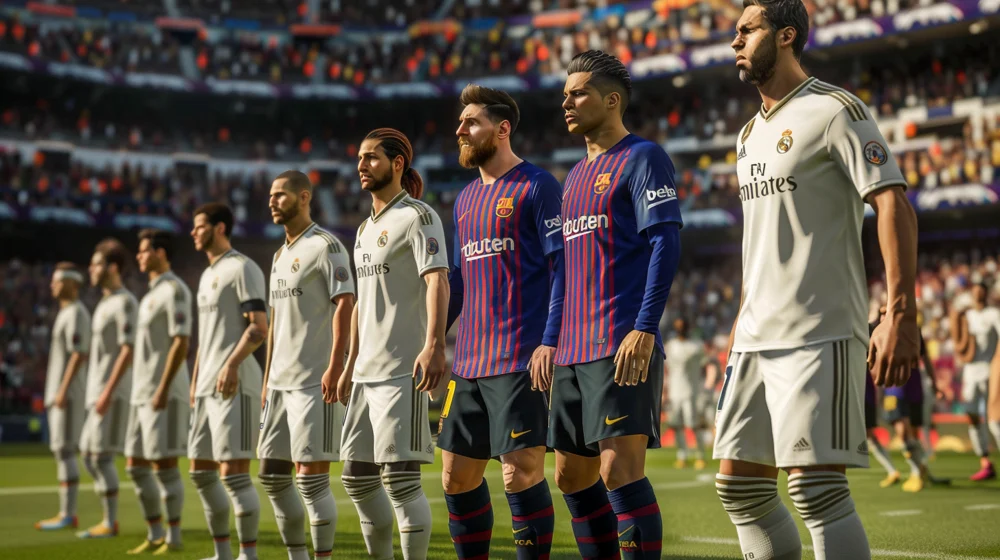 Real Madrid Mot Fc Barcelona Laguppställning